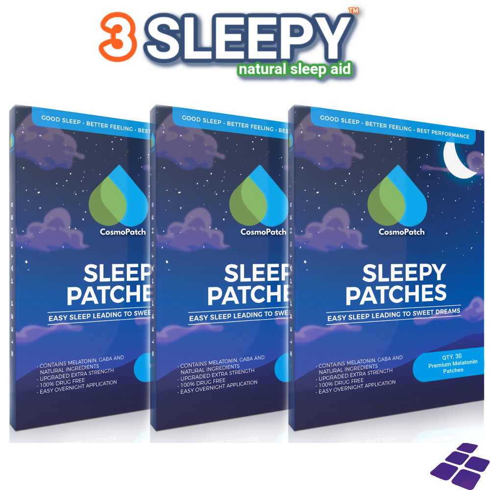 3 Sleepy - Sleep Patches with Melatonin and Natural Ingredients