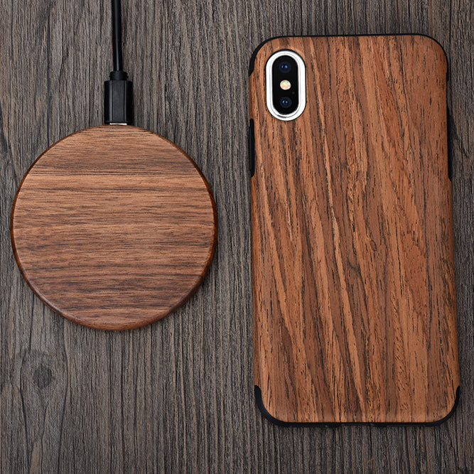 Woodie — Compact Wooden Stylized Wireless Charger