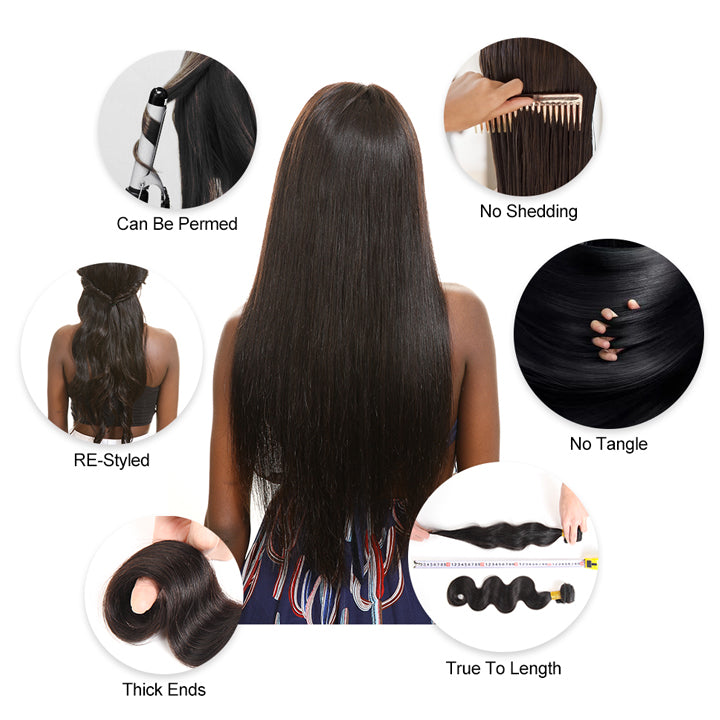West Kiss — Luxury Hair Bundles with Frontal Pre Plucked Lace