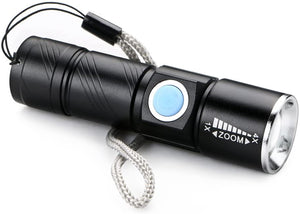 Sun350 X Mini - USB Rechargeable Pocket LED Flashlight