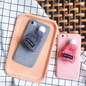 Fency's Hat - Fashion Luxury Warm Hat Case Cover for iPhone