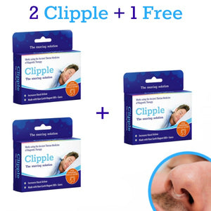 2 Clipple - Anti Snoring Device (Buy 2, Get 1 FREE!)