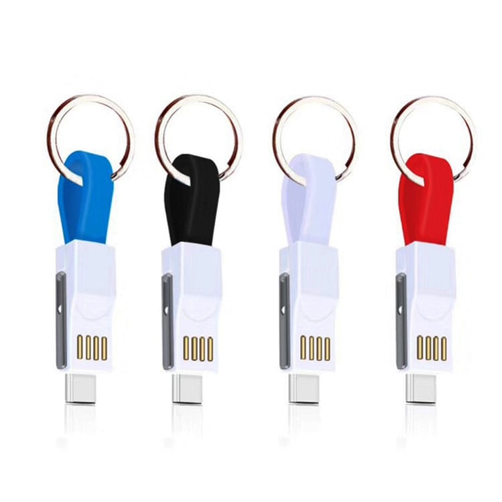 KEYcharge X — The Smallest iPhone & Type-C Charging Cable Keyring