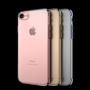 Slim Luxury Plating Frame Case For iPhone 6 / 7 / 8 / X