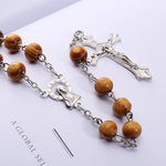 Beautiful Vintage Wood Rosary