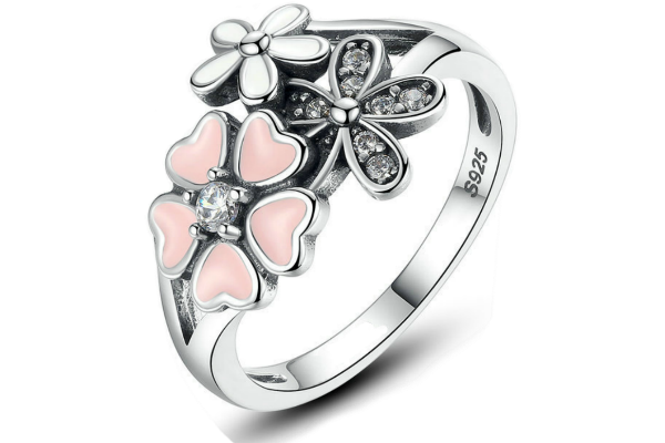 Blossom Beauty - Poetic Blossom Beautiful Silver Ring