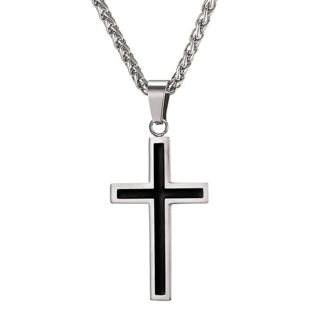 Leemm — Enamel Polished Cross Pendant