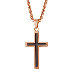Leemm — Enamel Polished Cross Pendant