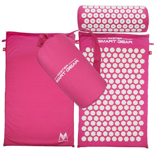 Master Acupressure Mat and Pillow Set - Pink Pearl