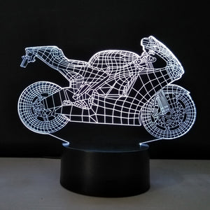 Vivo — 3D Motorcycle Projection Table Lamp